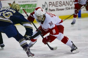 Sean Kuraly - an assistant captain for the RedHawks - must continue to progress this season. (Pic credit: Tim G. Zechar/Icon SMI)
