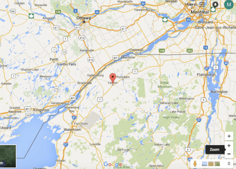 This weekend, Miami travels to someplace called Canton, N.Y. to face St. Lawrence (Google)