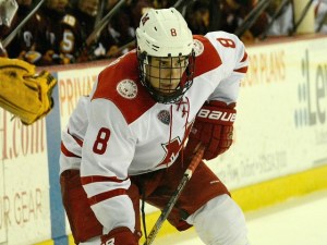 Matthew Caito as a junior (photo by Cathy Lachmann).