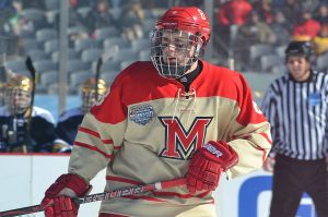 Matthew Caito at the outdoor game at Soldier Field in 2013 (photo by Cathy Lachmann).
